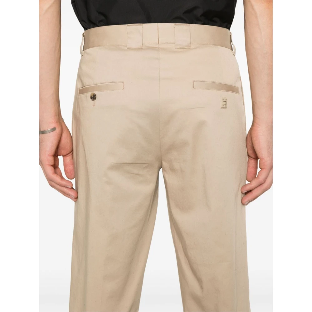 Givenchy Regular Beige Logo Broek Beige Heren