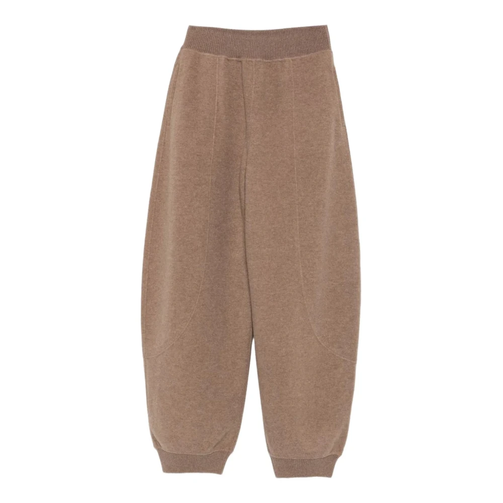 Max Mara Women's Beige Wool And Cashmere-Blend Barrel-Leg Pants UK Size 8 - Mytheresa - Image 4