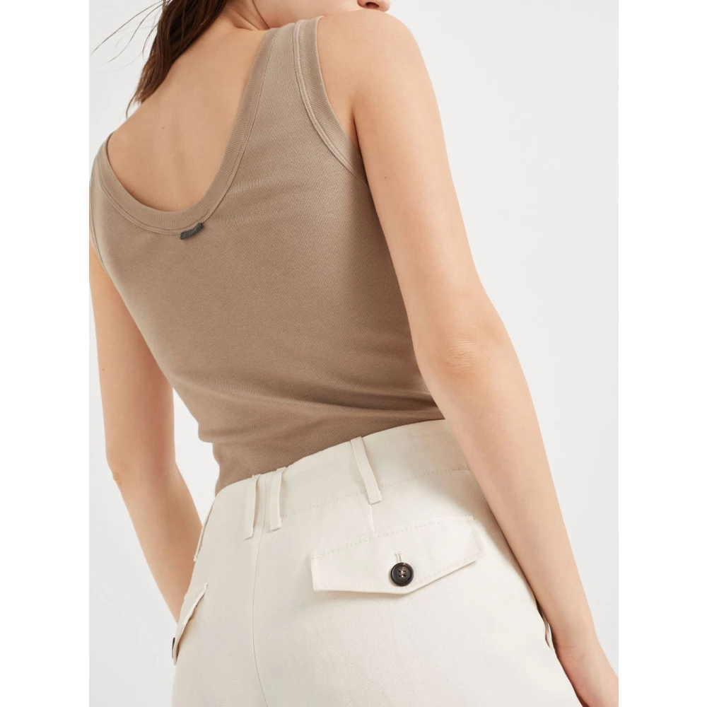 BRUNELLO CUCINELLI Elegante Herenbroek White Dames