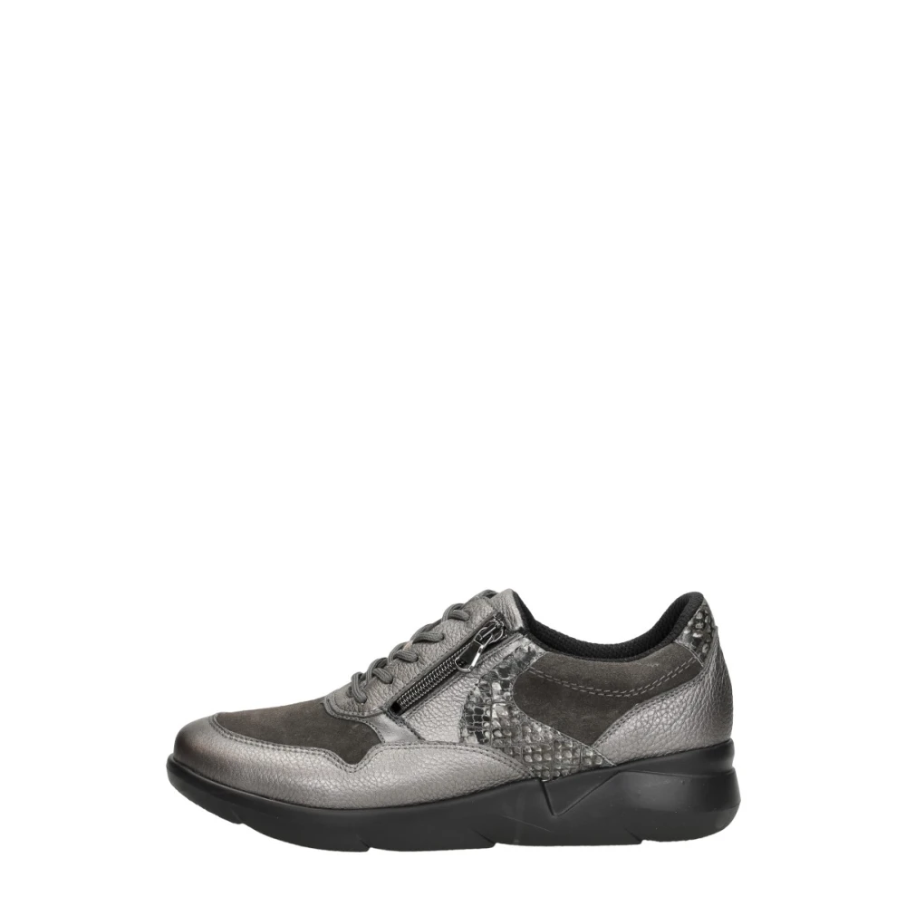 Waldläufer K-Funky Veterschoenen Laag Dames Schoenen Grijs