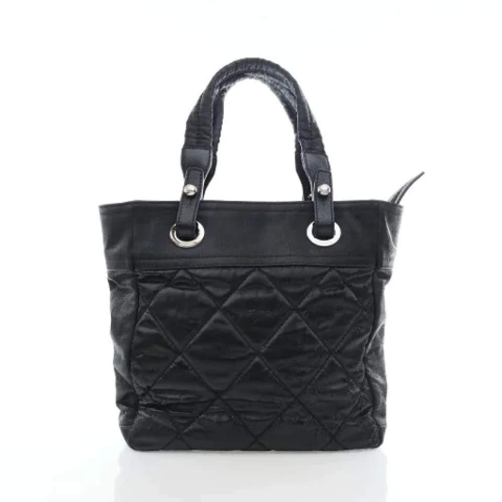 Chanel Vintage Pre-owned Nylon chanel-bags Black Dames