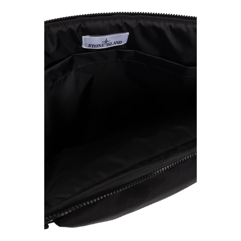 Stone Island Tas met logo Black Heren