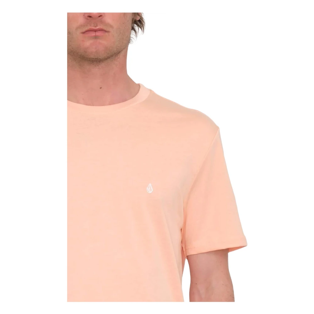 Volcom Stone Blanks T-shirt Pink Heren