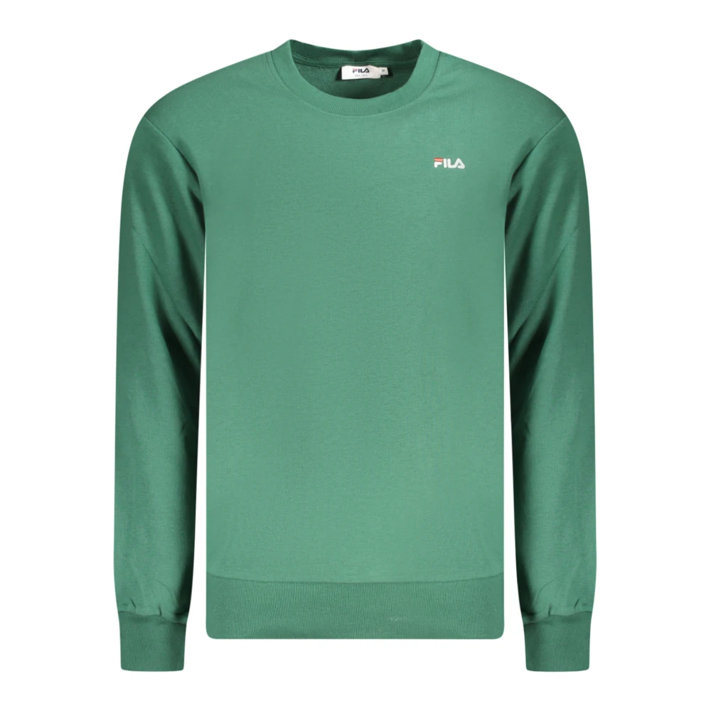 Fila Men's Green Sweatshirts, Xl, Leverano Regular Crew Sweat