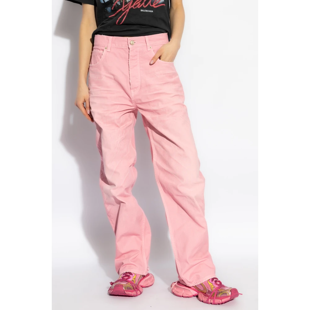 Balenciaga Jeans met zakken Pink Dames