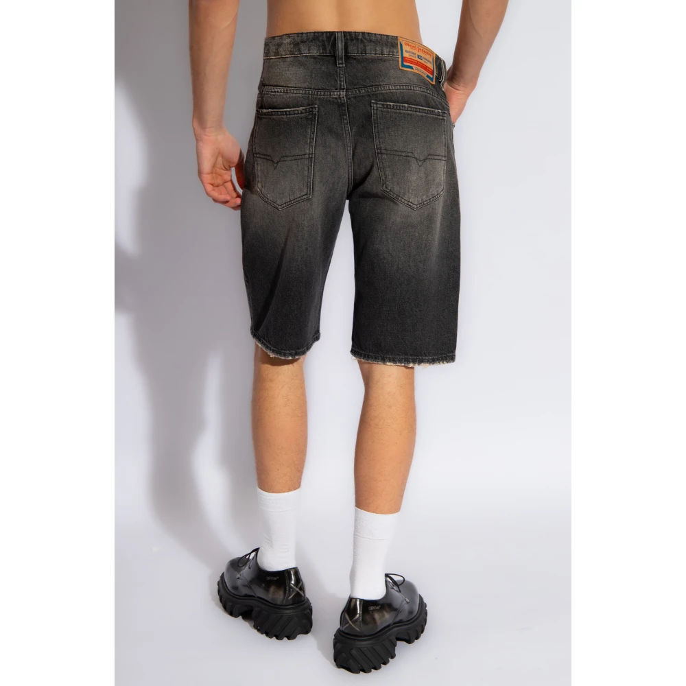 Diesel Slim-Short denim shorts Gray Heren