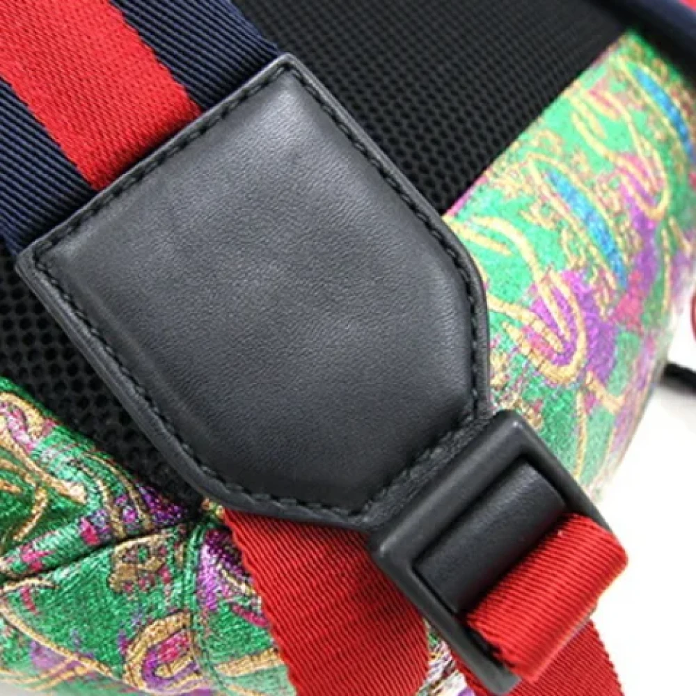 Gucci Vintage Pre-owned Canvas gucci-bags Green Dames