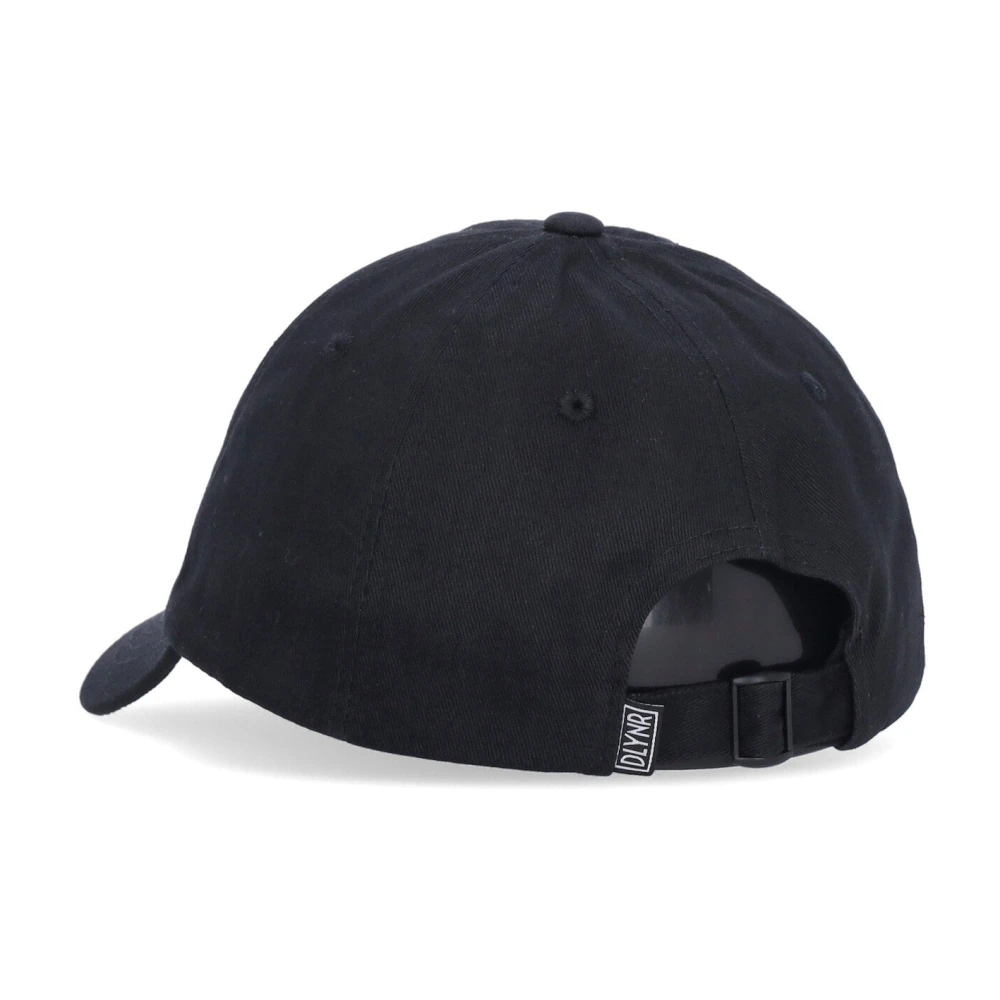 Dolly Noire Zwarte gebogen klep logo vader hoed Black Heren