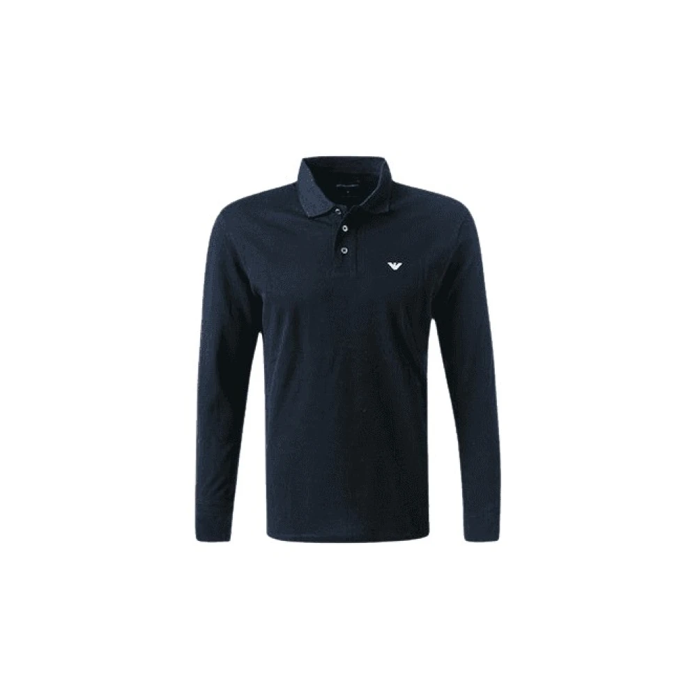 Emporio Armani Polo Shirts Blue Heren