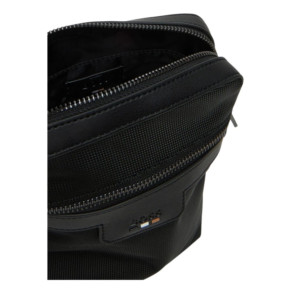 Hugo Boss Heren Schoudertas Lente Zomer Collectie Black Heren