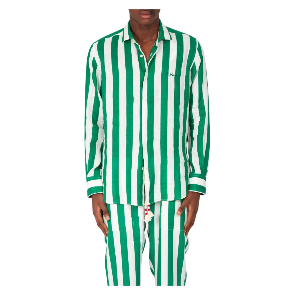 MC2 Saint Barth Randig Skjorta för Män Multicolor, Herr