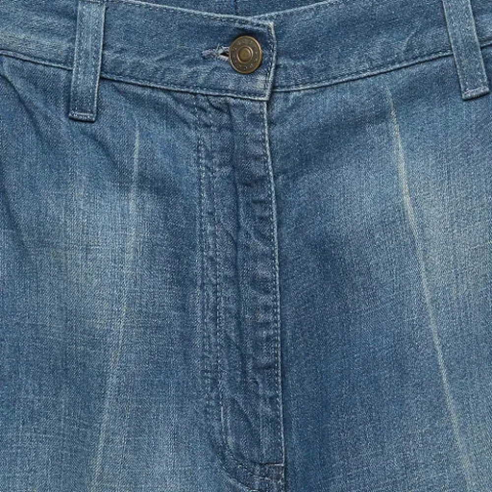 Gucci Vintage Pre-owned Denim jeans Blue Dames