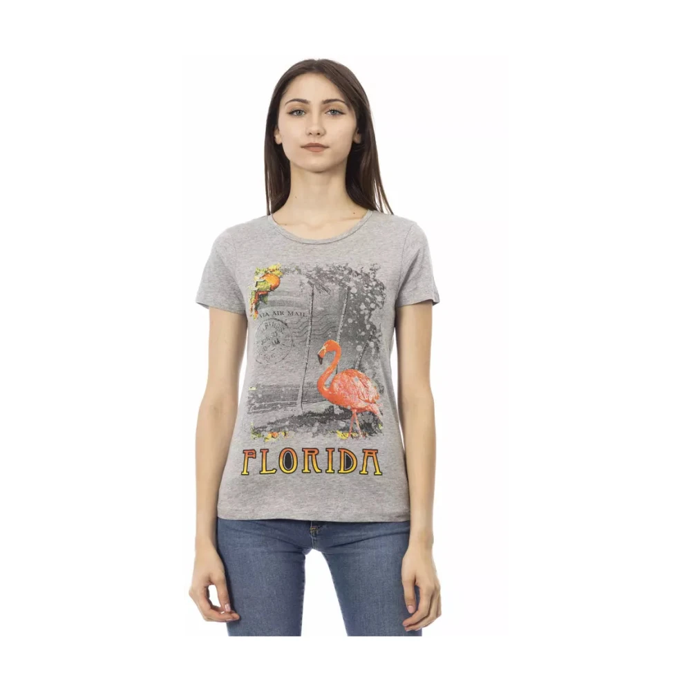 Trussardi Donna Grigio - Action Short Sleeve T-Shirt - Tops - L