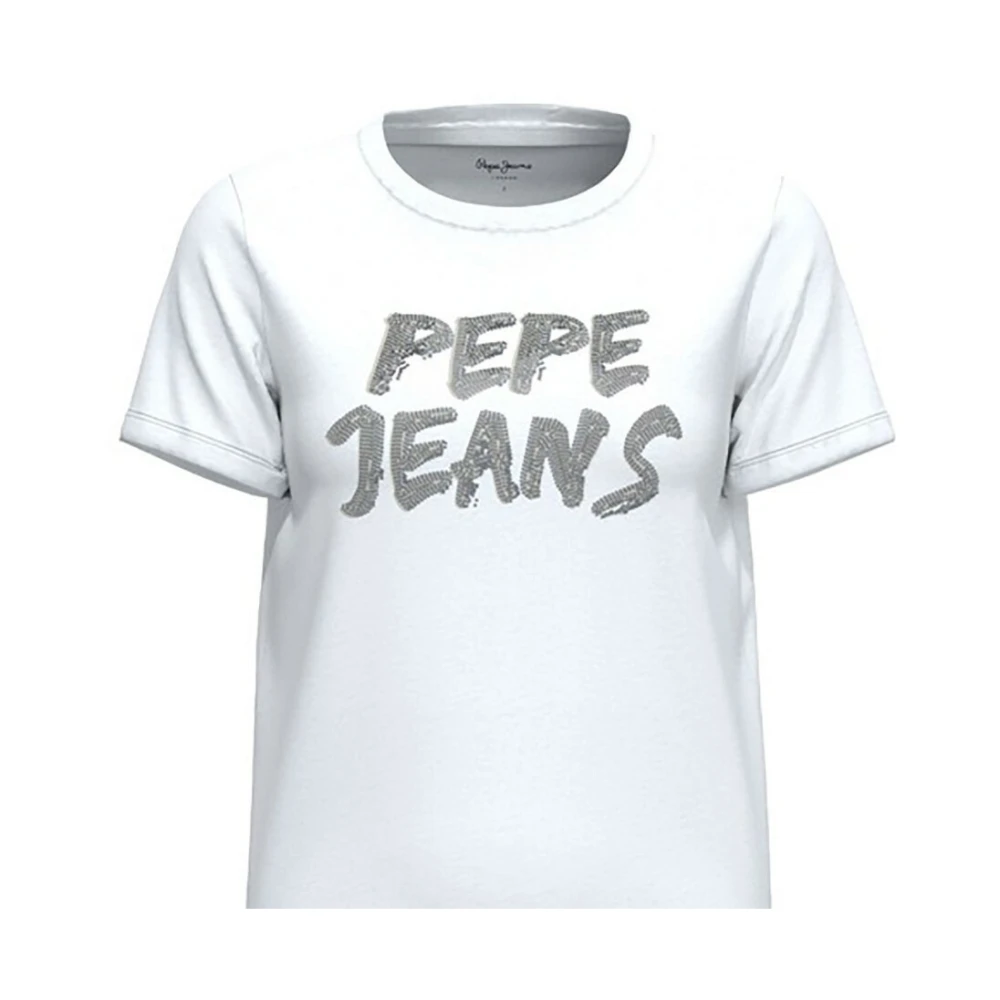 Pepe Jeans Stijlvolle T-Shirt White Dames