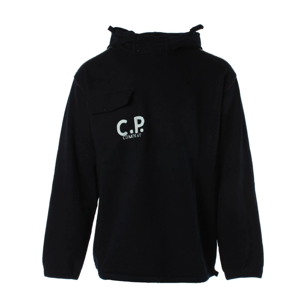 C.p. Company Men's Blue Jumper - Sweatshirts - 2XL - Sweatshirts & Hoodies