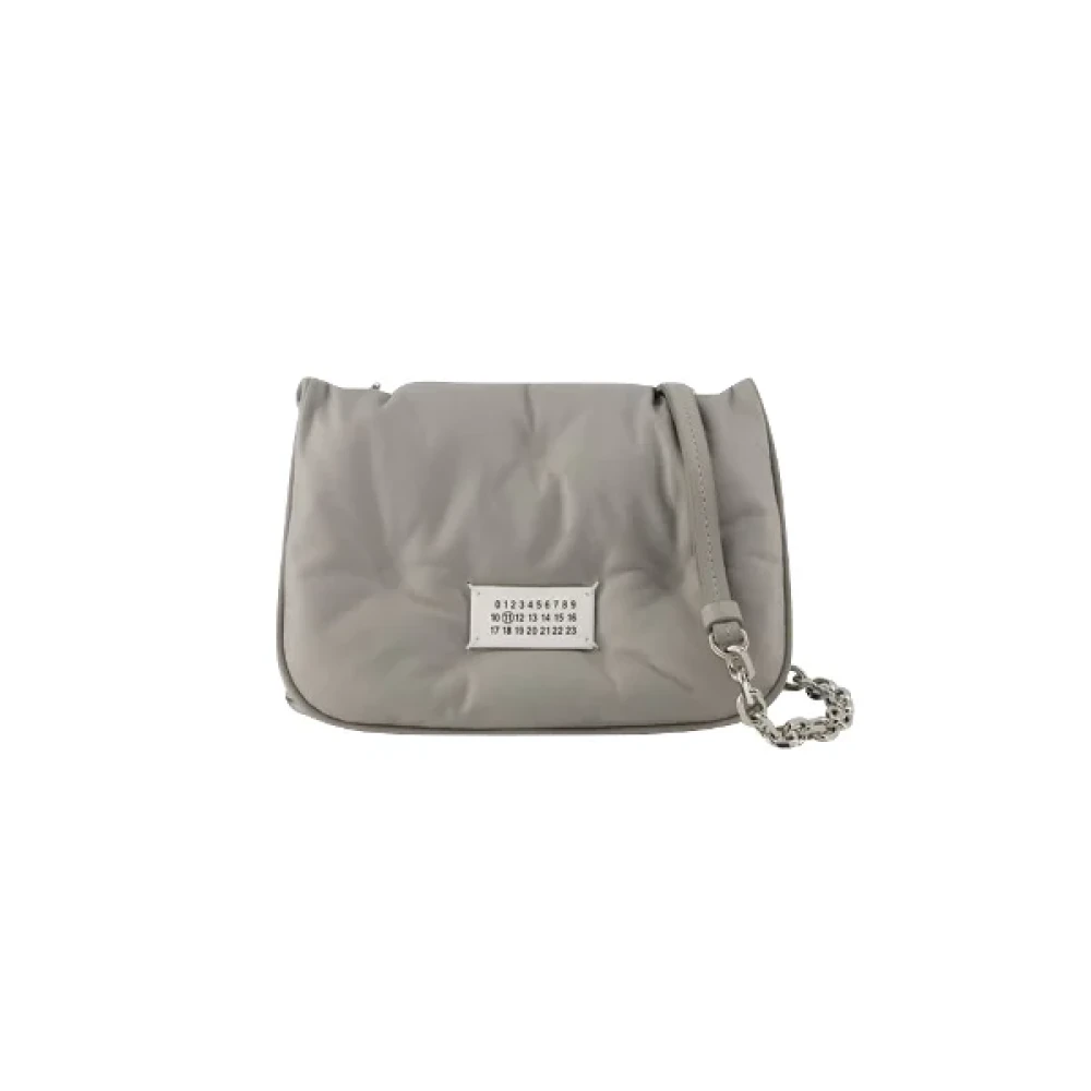 Maison Margiela Leather shoulder-bags Gray Dames