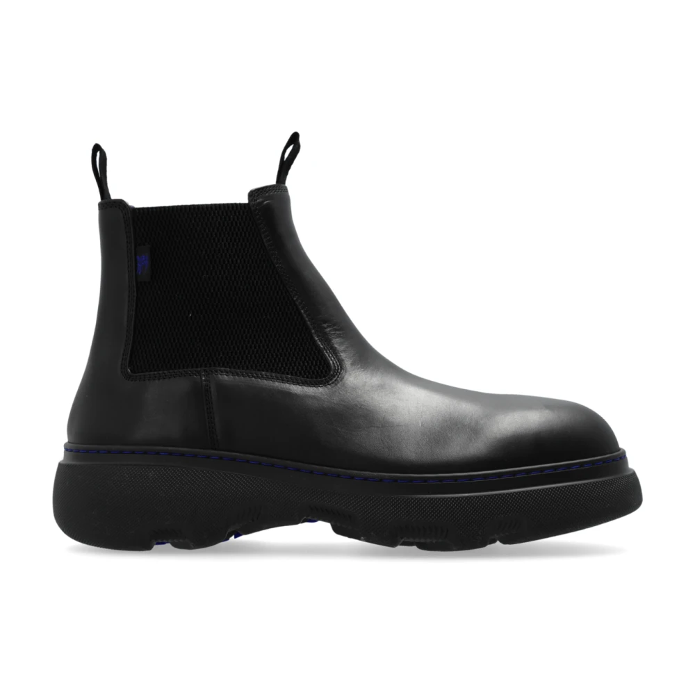Burberry Men's Black Creeper Chelsea Boots - Chelsea Boots - 6 Uk - Shoes