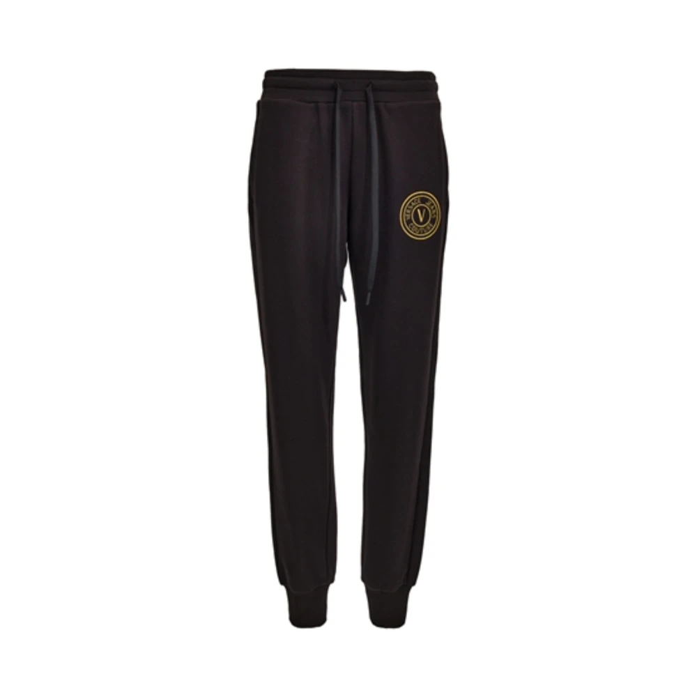 Versace Jeans Couture Women's Black Joggers - Sweatpants - M - Trousers