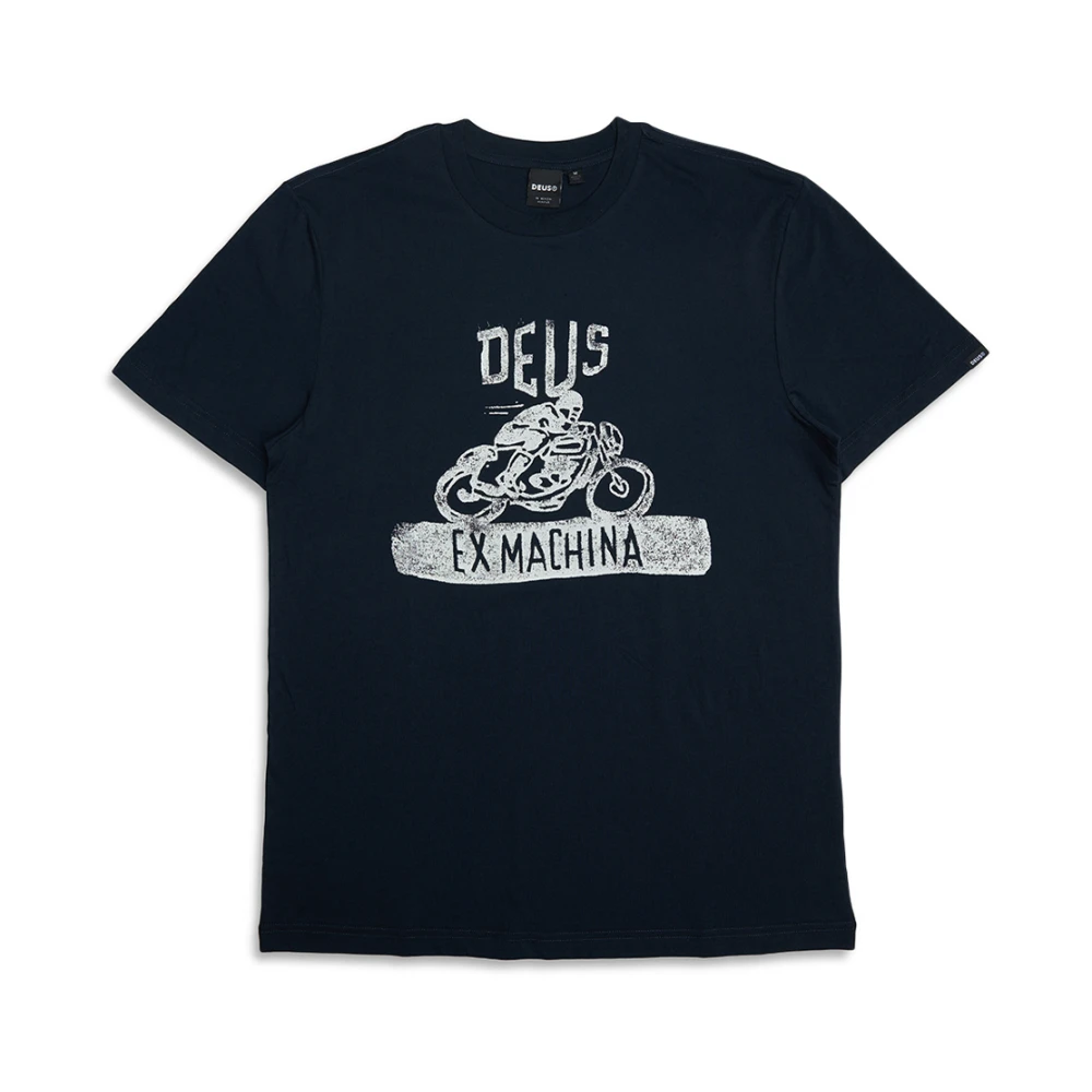 Deus Ex Machina Vintage Turps Tee Blue Heren