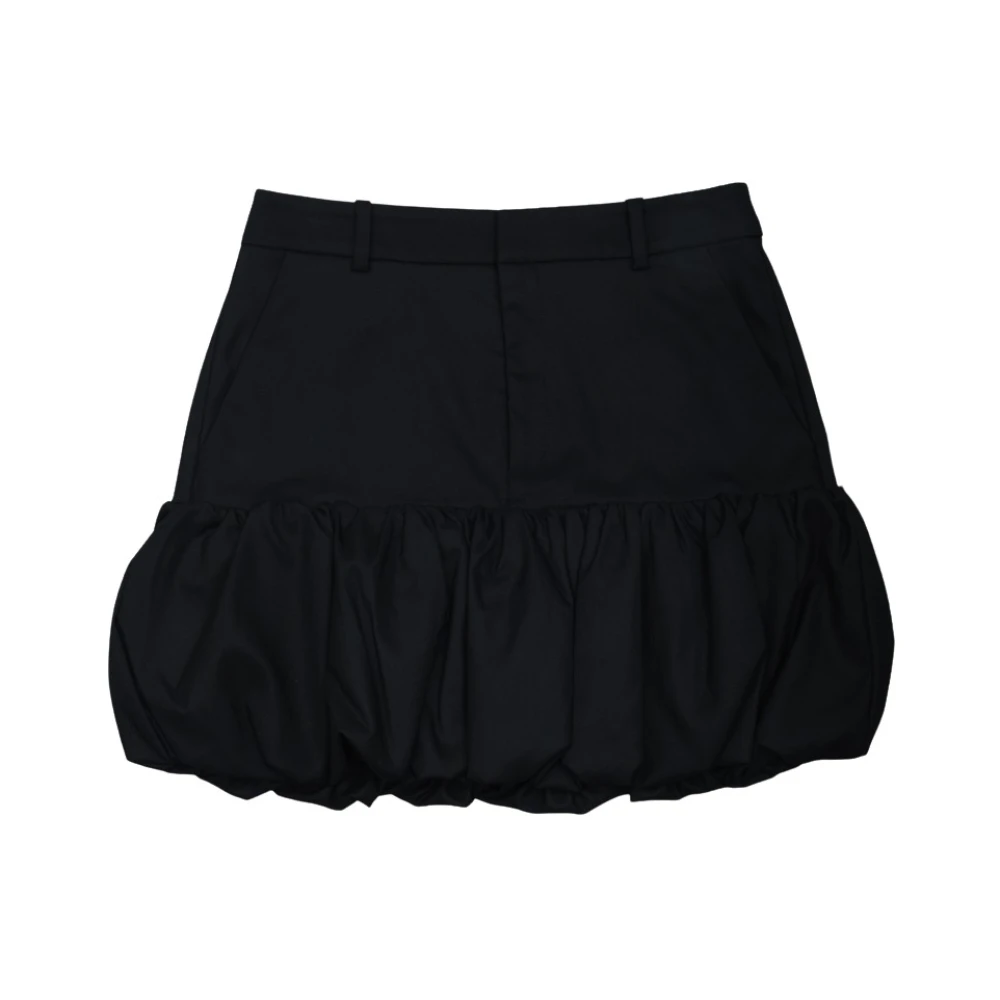 Gestuz Black Short Skirts, Female, M, Titta High Waist Skirt