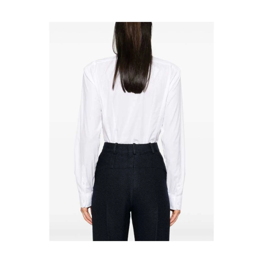 Jacquemus Navy Blue Hoge Taille Flare Broek Blue Dames