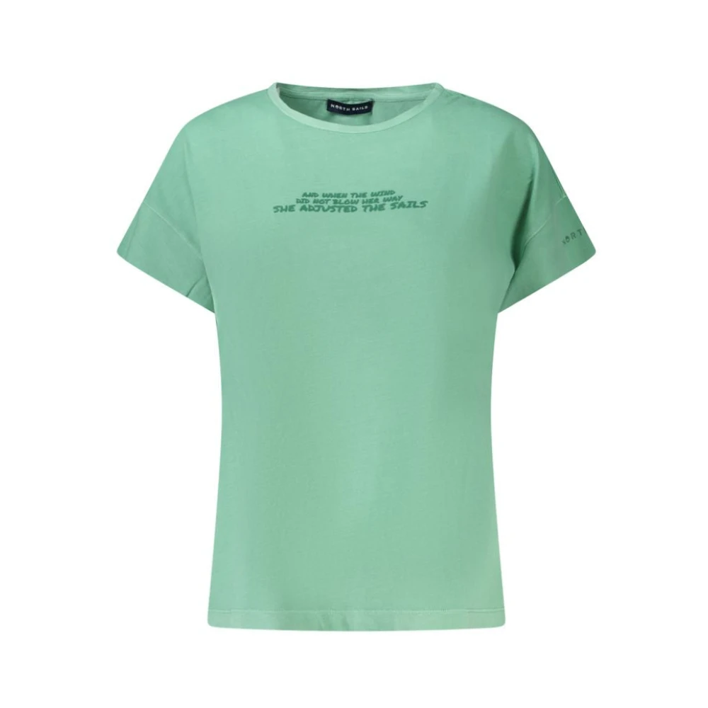North Sails Short Sleeve T-Shirt - Female - T-Shirts - Green - Xs - Tops