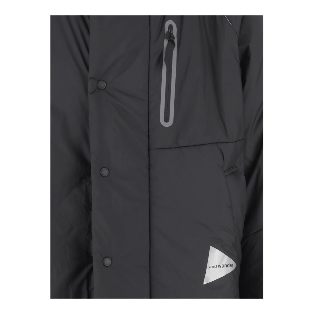 And Wander Zwarte Buitenjassen Black Heren
