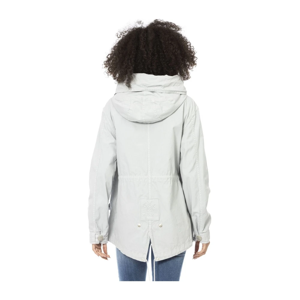 Mr&Mrs Italy Korte Parka Jas met Verstelbare Capuchon Gray Dames