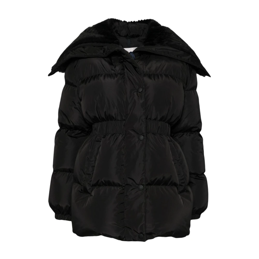Moncler Zwarte Winterjassen Black Dames