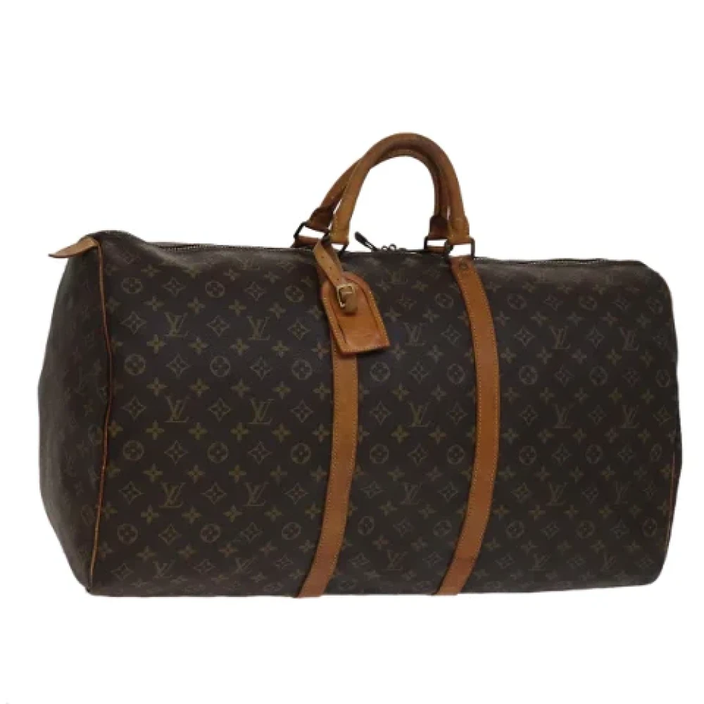 Louis Vuitton Vintage Pre-owned Canvas travel-bags Brown Dames