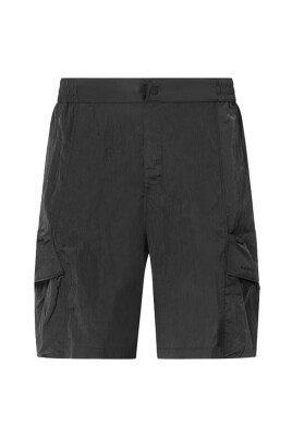shorts-cargo-noirs-avec-taille-elastique