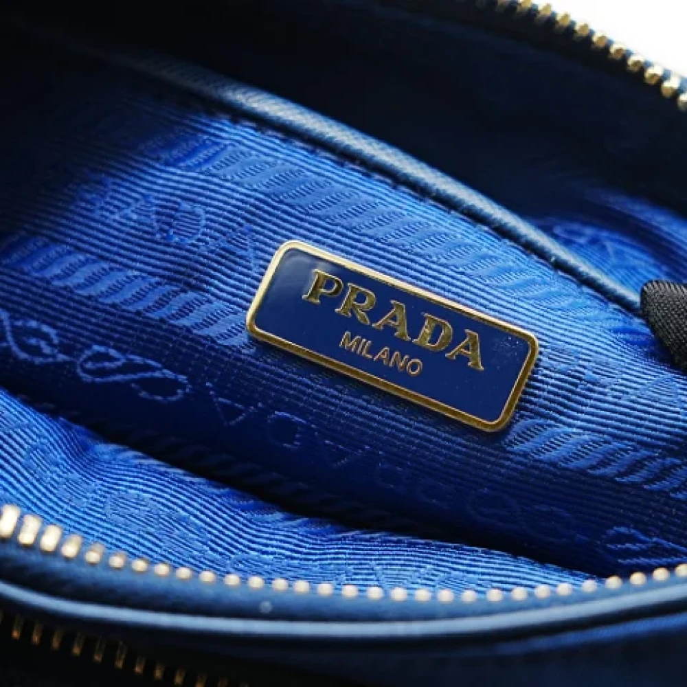 Prada Vintage Pre-owned Nylon prada-bags Blue Dames