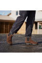 bottines-en-daim-marron