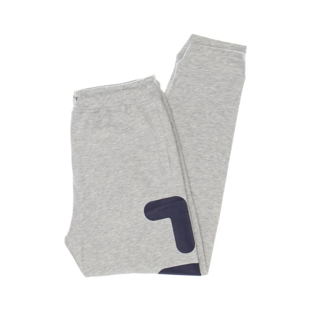 Fila Lichtgrijs Melange Trainingsbroek Gray Heren