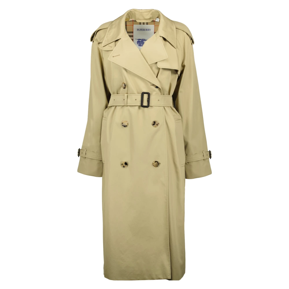 Burberry Women's Beige Long Castleford Trench Coat - Trench Coats - 2XS - Coats