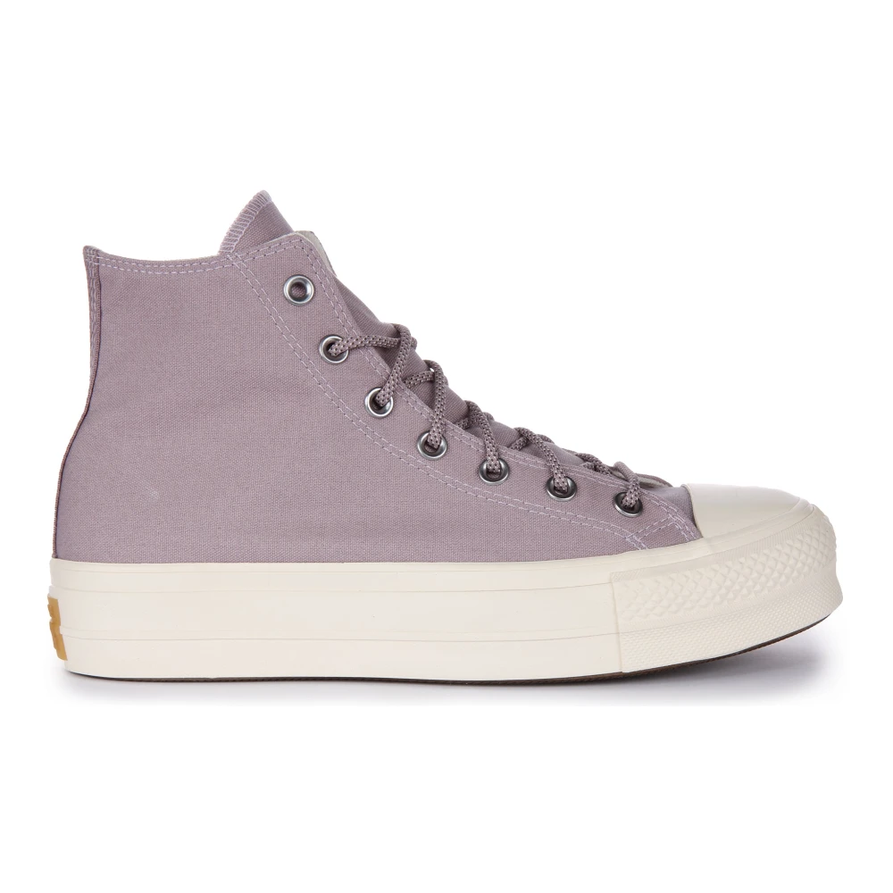 Converse Women's Lilac Lift Platform Trainers