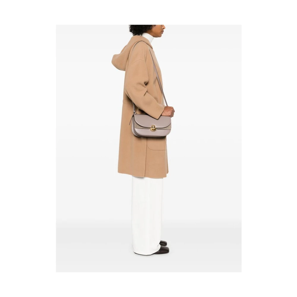 Furla Stijlvolle Grijze Handtas met Magnetische Sluiting Gray Dames