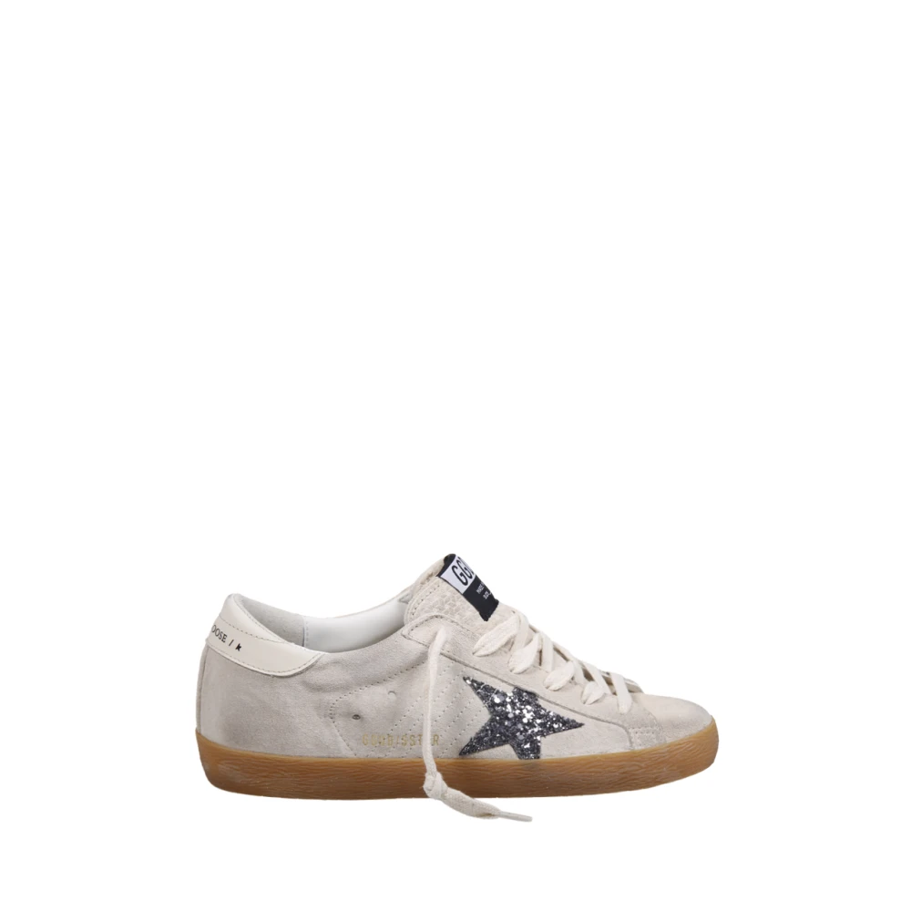 Golden Goose Women's White Sneakers, 6 Uk, Super-Star Trainers