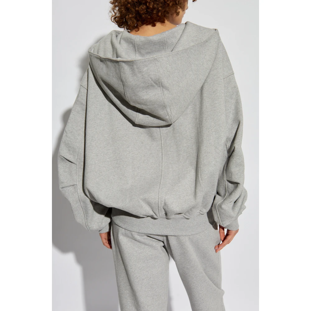 The Attico Logo sweatshirt Gray Dames
