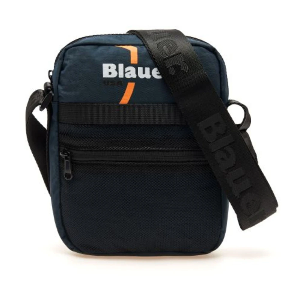 Blauer Men's Blue Crossbody Camera Bag With Multiple Compartts