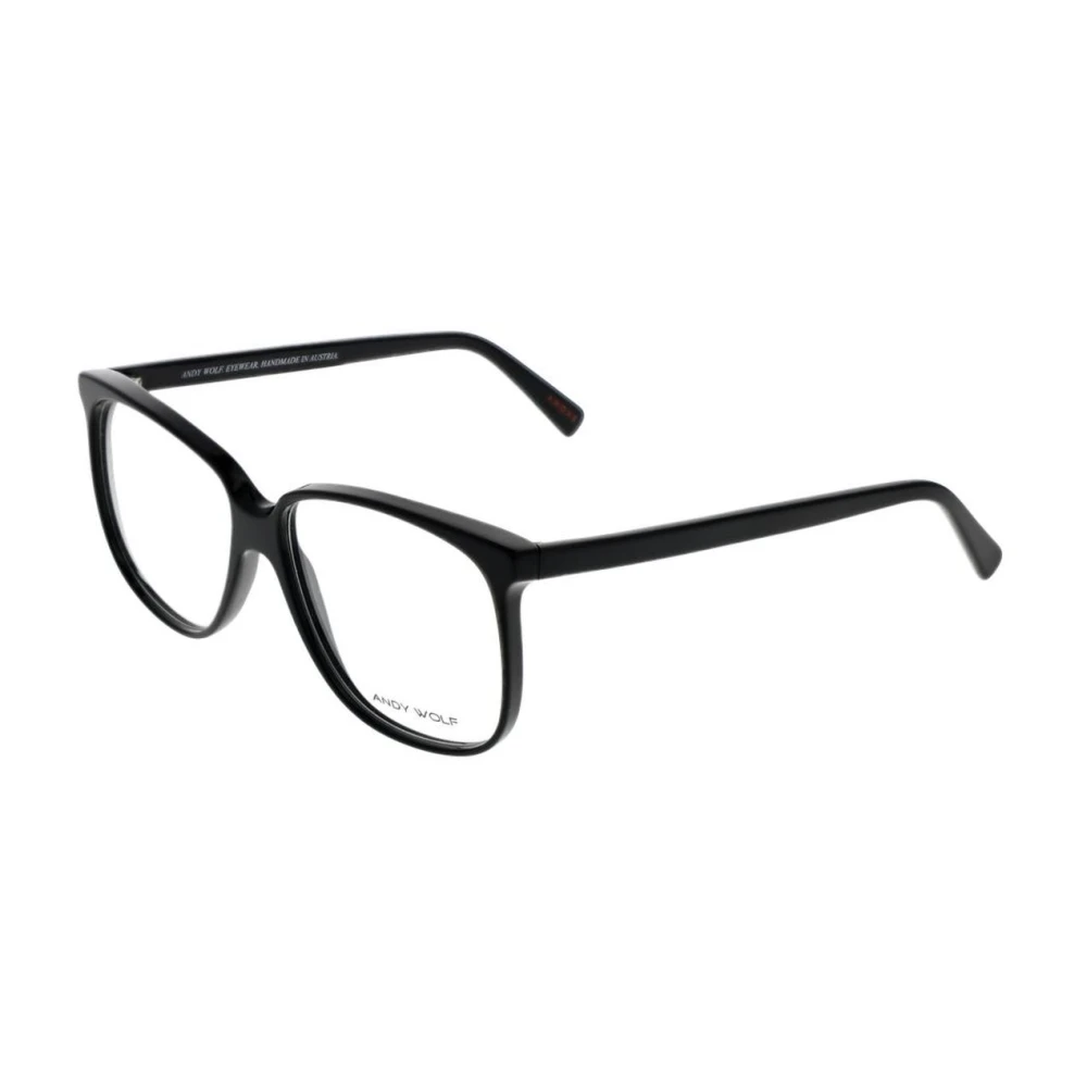 Andy Wolf Unisex Black Classic Optical Frames
