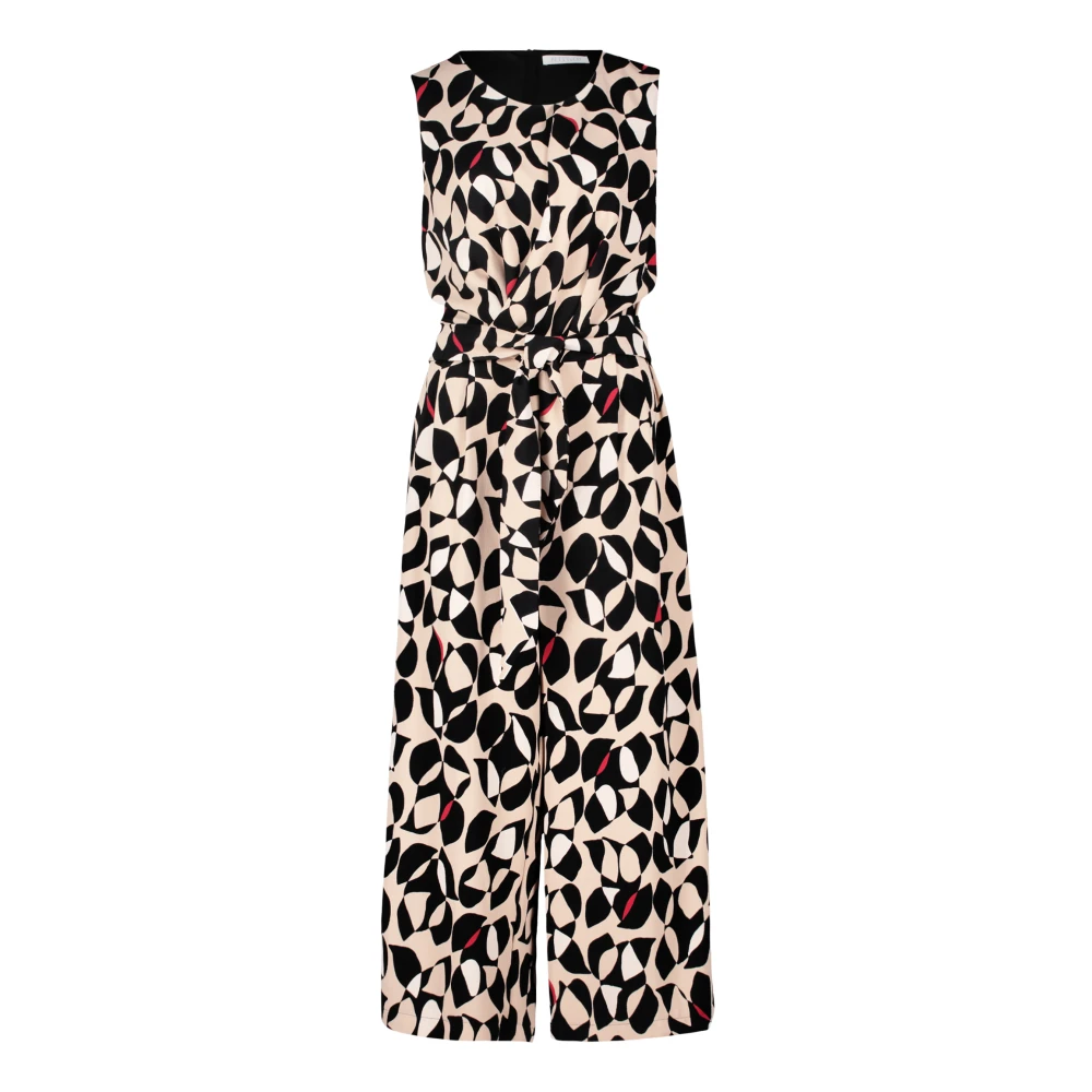 Betty & Co Feminine Jumpsuit met Riem Multicolor Dames