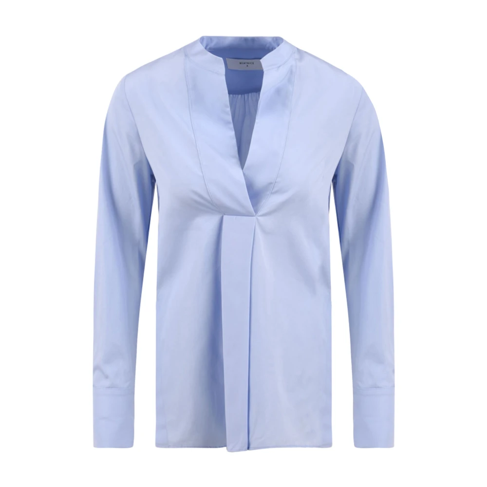 Beatrice .b Blauwe Ride 520 Shirt voor Vrouwen Blue Dames