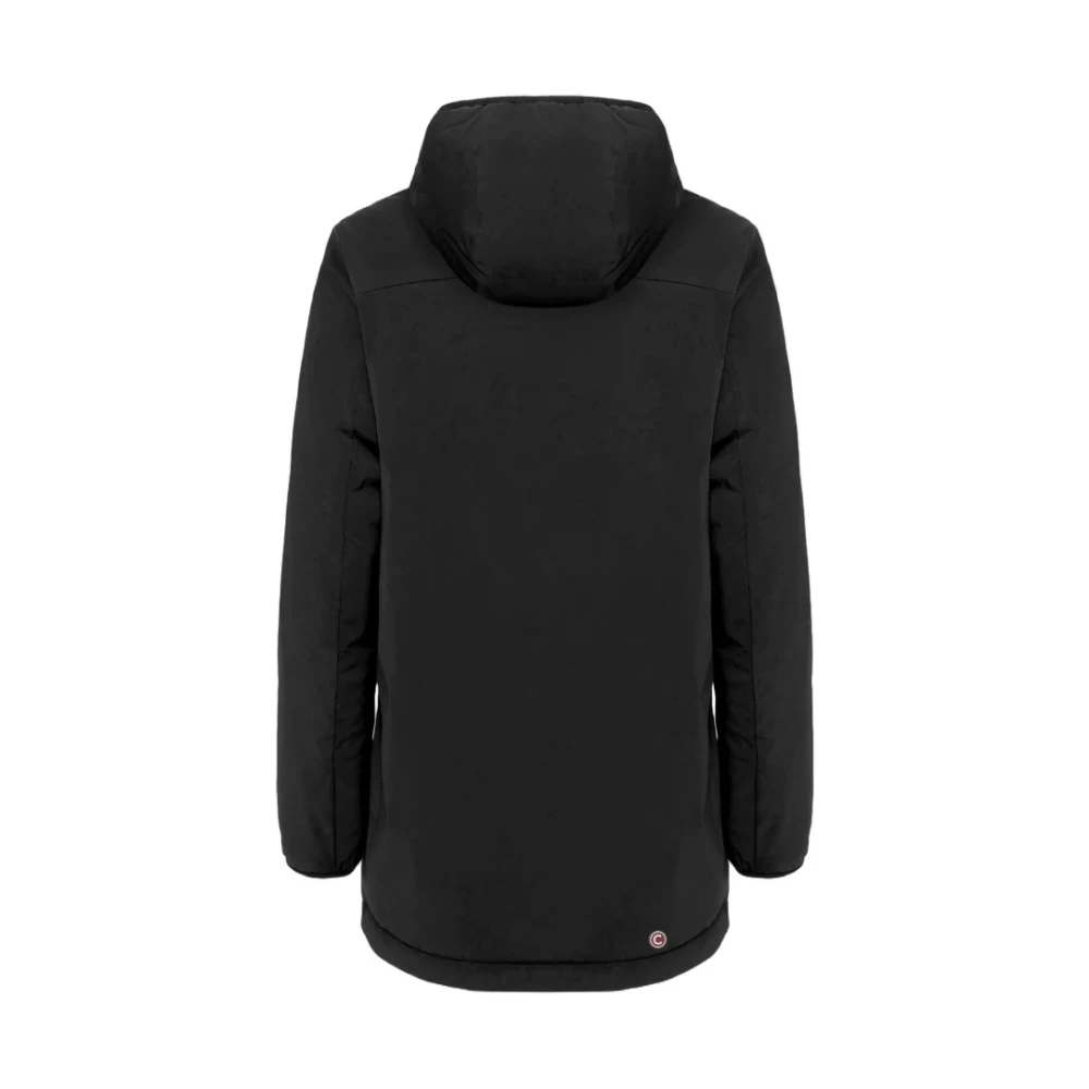 Colmar Zwarte herenjas met capuchon Black Heren