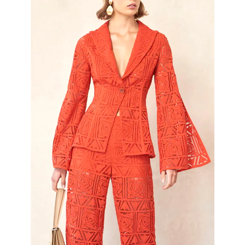 Cult Gaia Carlotta Blazer Stijlvol en Chic Red Dames