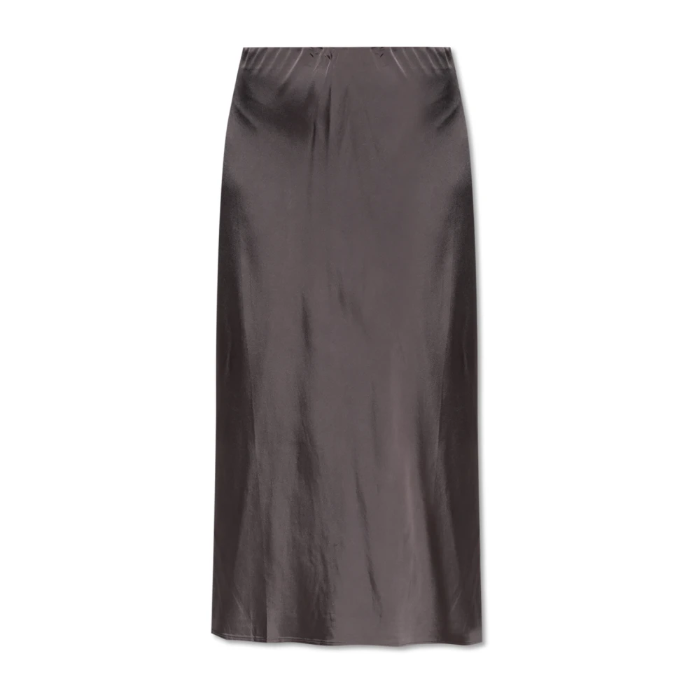 Munthe Women's Gray Midi Skirts, 2XL, Babe Skirt