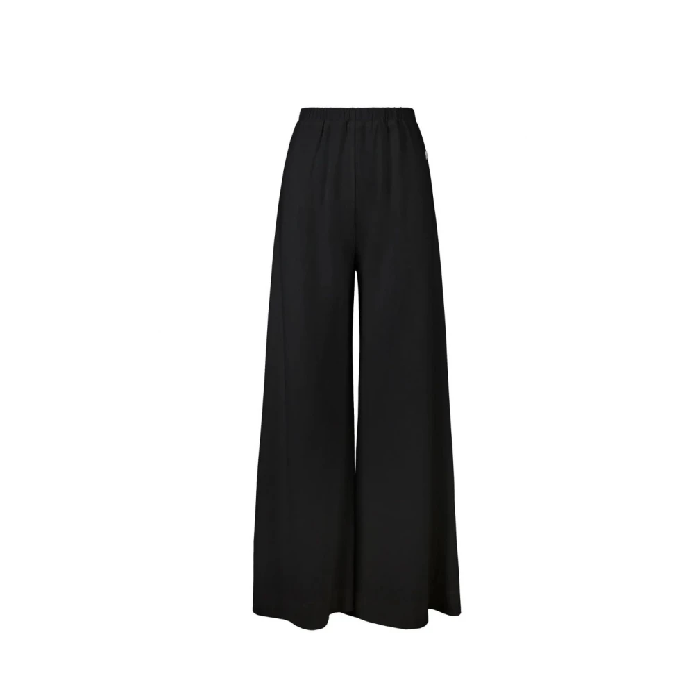 Bomboogie Vrouw Zwart Broeken Dames, S, Wijde Broek