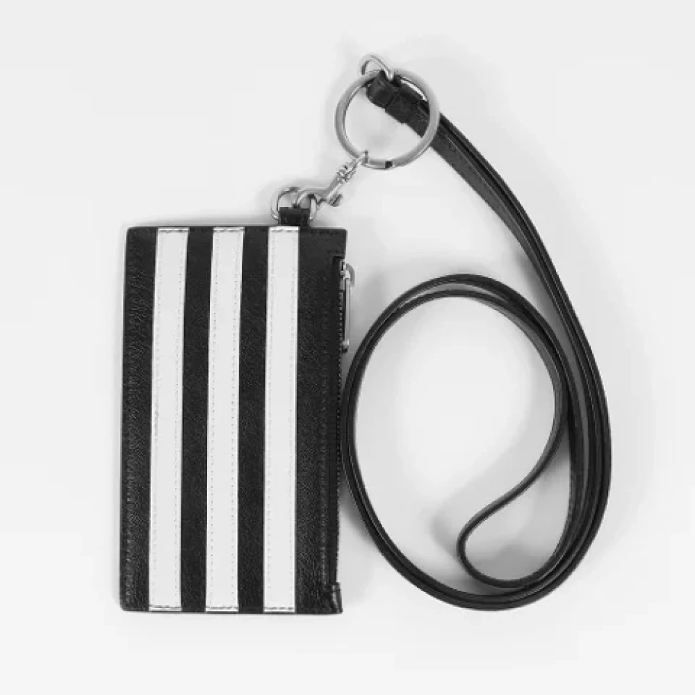 Balenciaga Vintage Pre-owned Leather wallets Black Heren