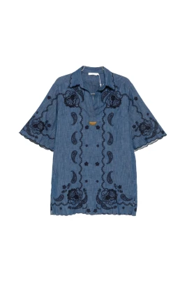 Aster Denim Mini Dress