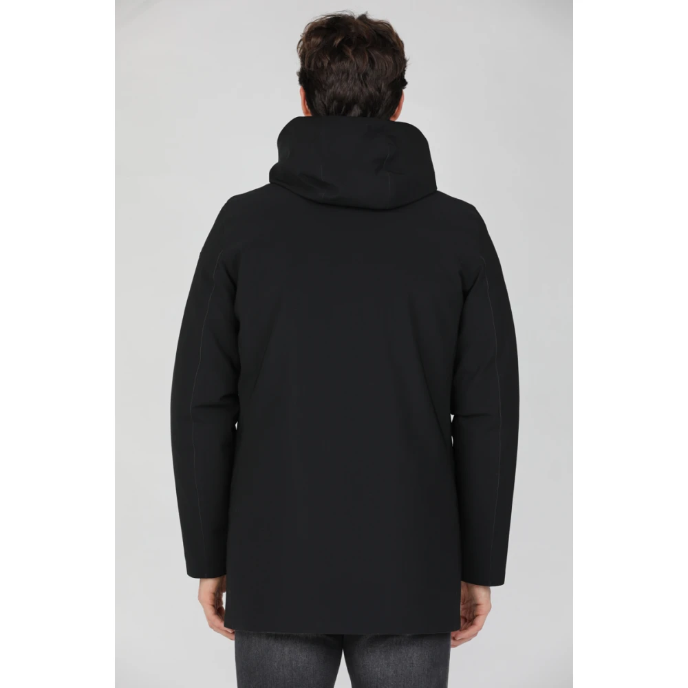 RRD Parka met Afneembare Capuchon Black Heren